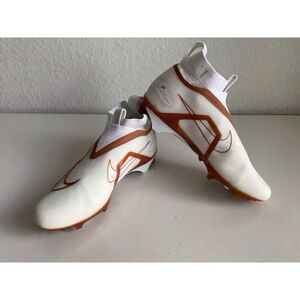 Nike Alpha Menace Elite 3 TEXAS LONGHORNS PE Football Cleats DH3353-100 Men’s 13